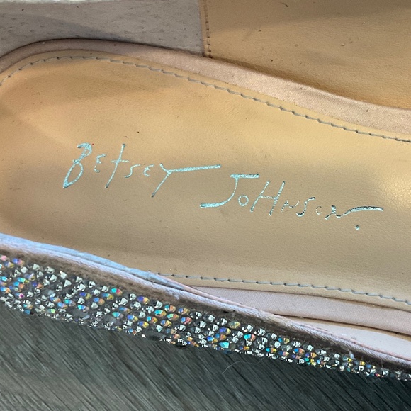 BETSEY JOHNSON Jude Rhinestone Ballet Flats Size 8 - Picture 9 of 13